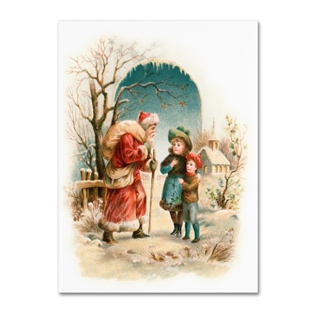 Vintage Apple Collection 'Vintage Xmas 4' Canvas Art,24x32